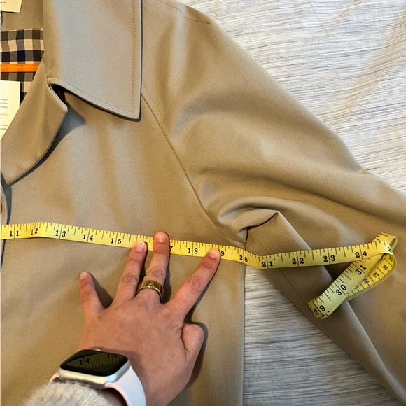 Sezane Carter Trenchcoat in Light Beige size 36/4 NWT - Picture 6 of 10